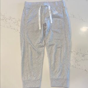 Nike Light Gray Sweatpants with White Accents